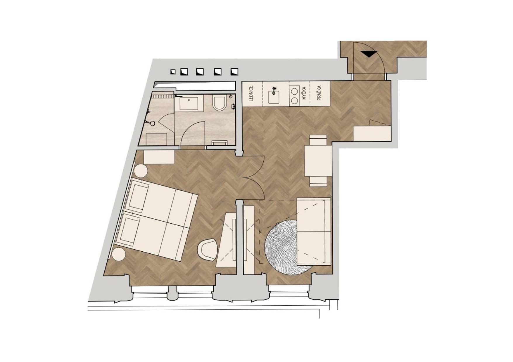 R16 Residences Prague Luaran gambar